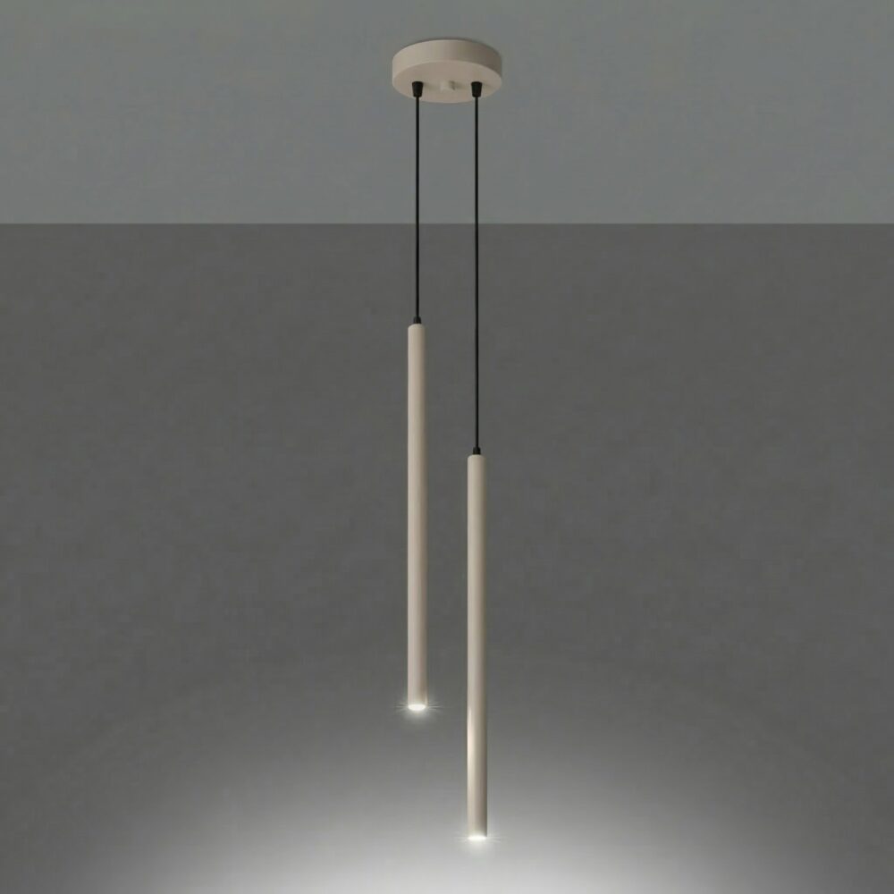 Lampa wisząca PASTELO 2 taupe