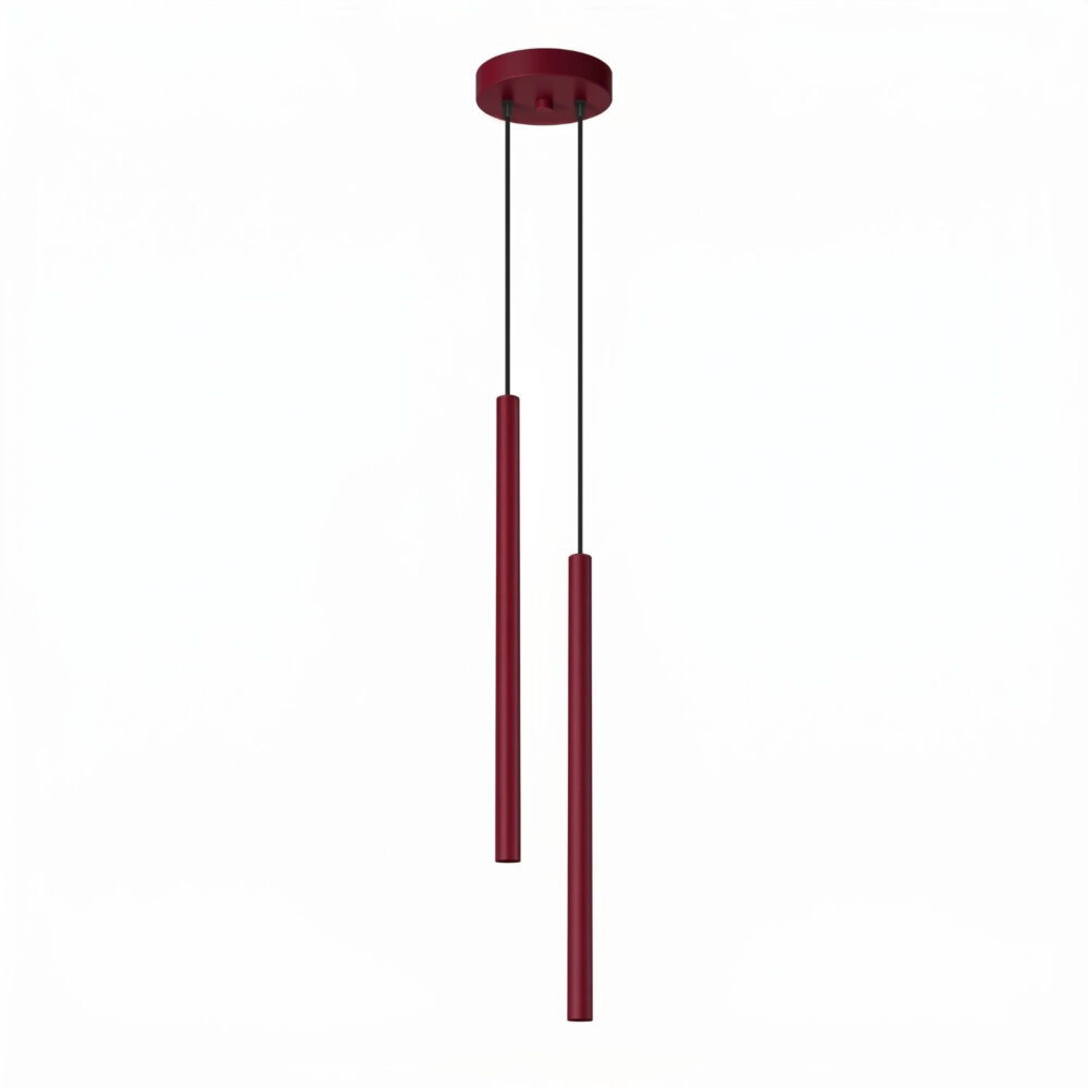 Lampa wisząca PASTELO 2 burgund