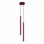 Lampa wisząca PASTELO 2 burgund