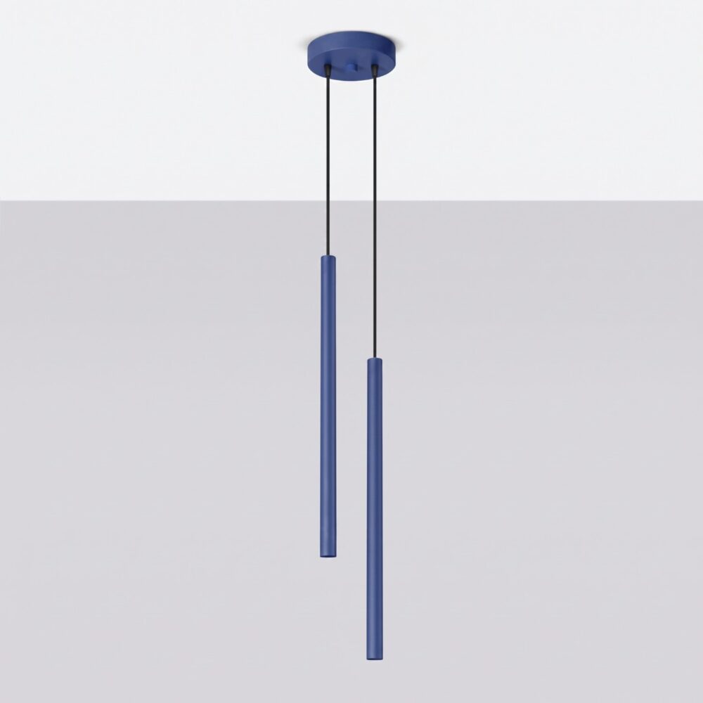 Lampa wisząca PASTELO 2 ultramaryna