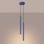 Lampa wisząca PASTELO 2 ultramaryna