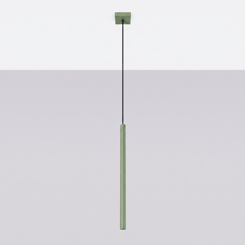 Lampa wisząca PASTELO 1 szałwiowa
