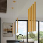 Lampa wisząca PASTELO 1 żółta