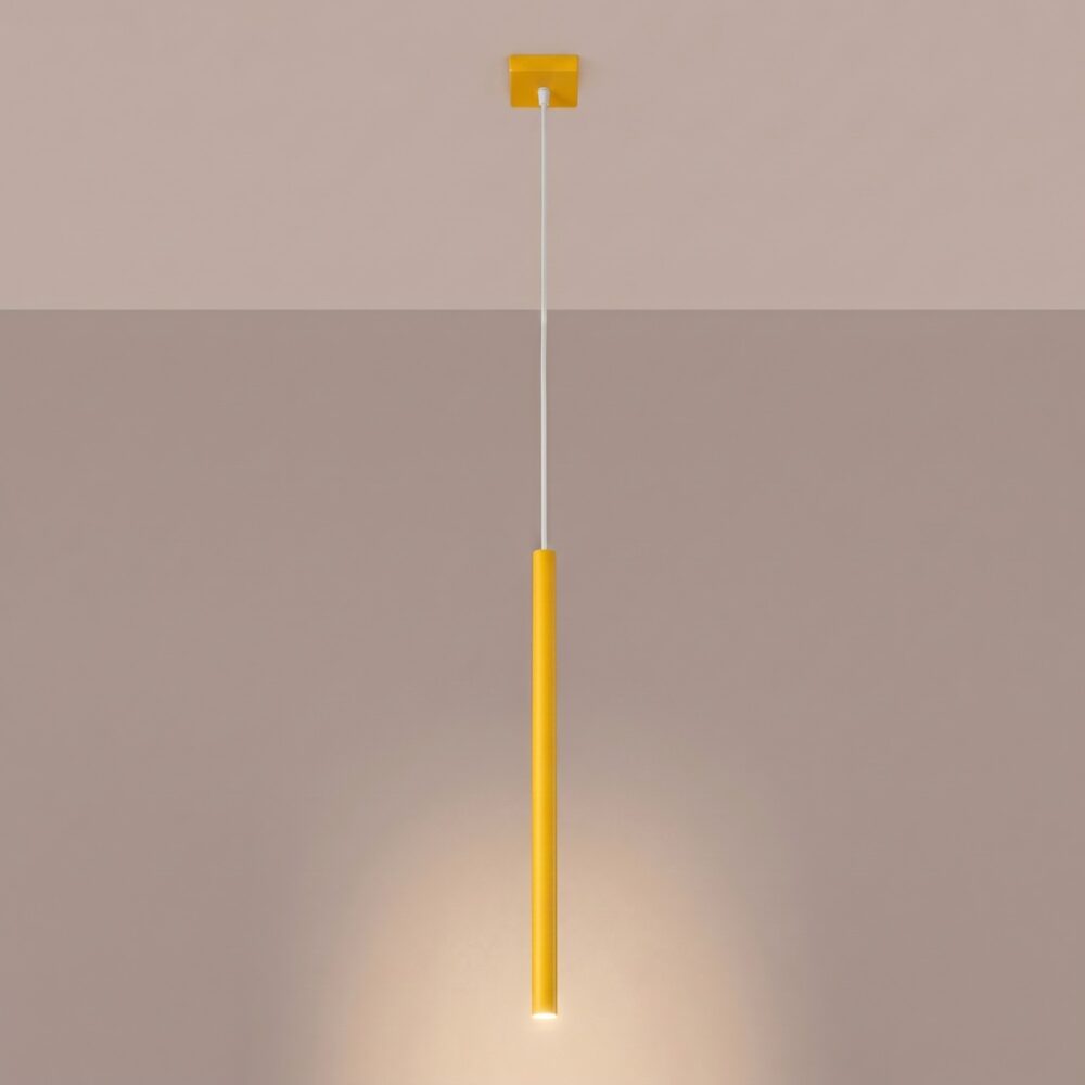 Lampa wisząca PASTELO 1 żółta