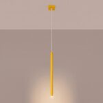 Lampa wisząca PASTELO 1 żółta