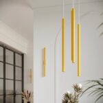 Lampa wisząca PASTELO 3P żółta