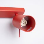 Plafon RING 4L czerwony