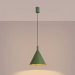 Lampa wisząca NOX 25 zielona oliwka