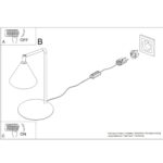 Lampa biurkowa NOX biała