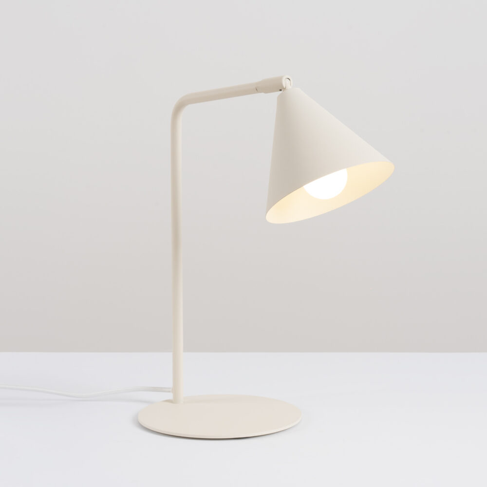 Lampa biurkowa NOX beżowa