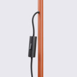Lampa podłogowa NOX ochra czerwona