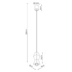 Lampa wisząca KUBBE mała S