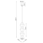 Lampa wisząca KUBBE duża S