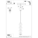 Lampa wisząca KUBBE duża S