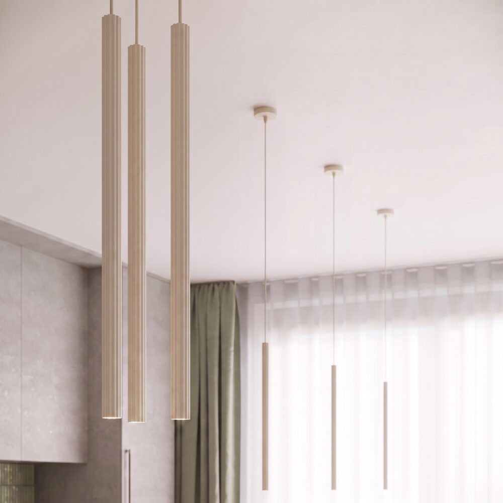 Lampa wisząca ARCHE 1 beżowa