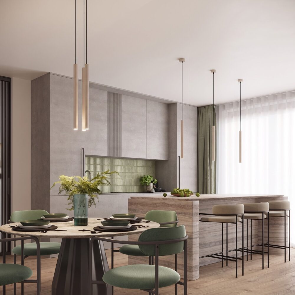 Lampa wisząca ARCHE 1 taupe