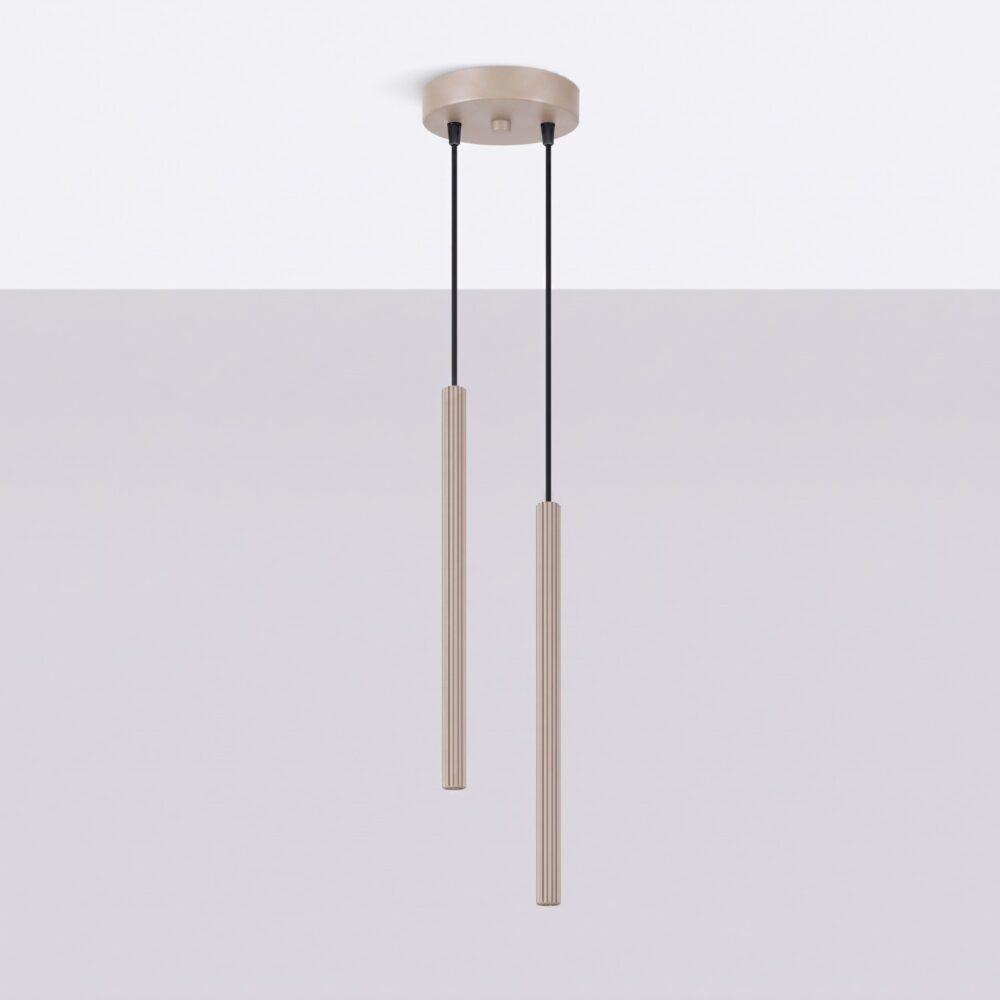 Lampa wisząca ARCHE 2P taupe