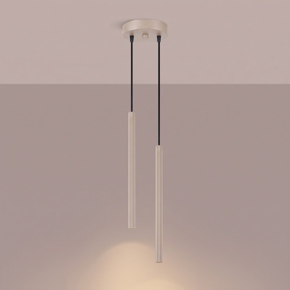 Lampa wisząca ARCHE 2P taupe
