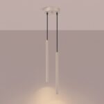 Lampa wisząca ARCHE 2P taupe