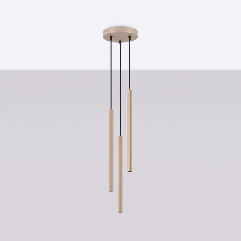 Lampa wisząca ARCHE 3P taupe