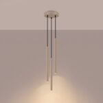 Lampa wisząca ARCHE 3P taupe