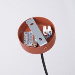 Lampa wisząca ARCHE 1 ochra czerwona