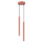Lampa wisząca ARCHE 2P ochra czerwona