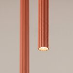 Lampa wisząca ARCHE 2P ochra czerwona