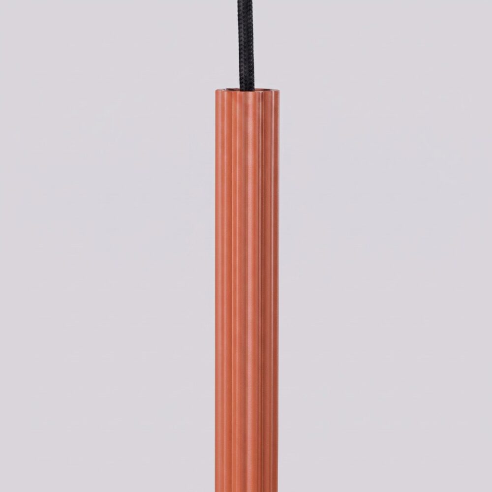 Lampa wisząca ARCHE 2P ochra czerwona