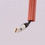Lampa wisząca ARCHE 2P ochra czerwona
