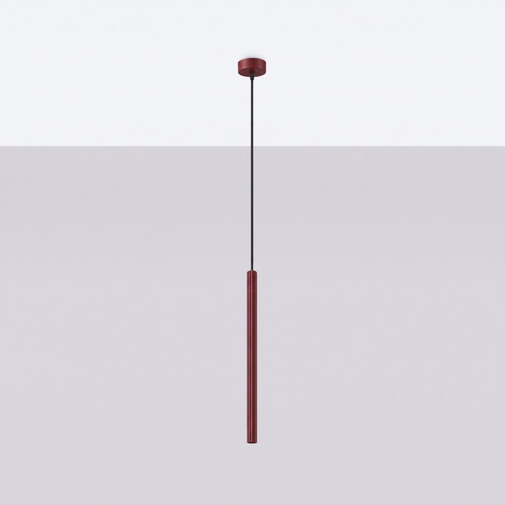 Lampa wisząca ARCHE 1 burgund