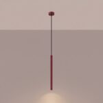Lampa wisząca ARCHE 1 burgund
