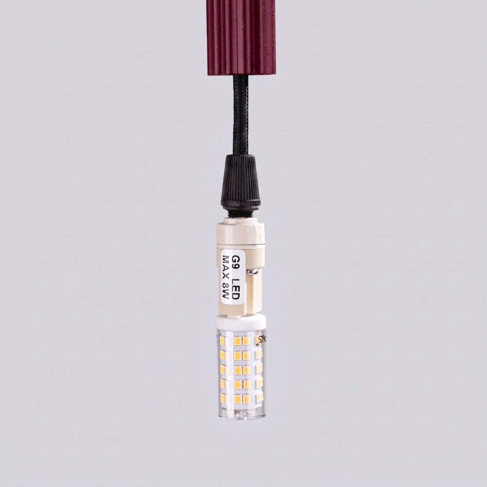 Lampa wisząca ARCHE 1 burgund