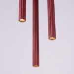 Lampa wisząca ARCHE 3P burgund