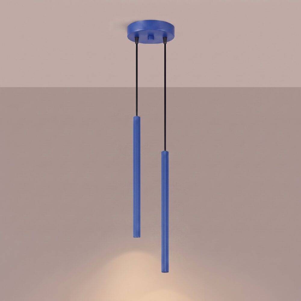 Lampa wisząca ARCHE 2P ultramaryna