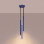 Lampa wisząca ARCHE 3P ultramaryna