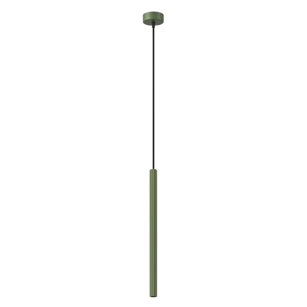 Lampa wisząca ARCHE 1 zielona oliwka