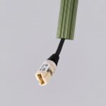 Lampa wisząca ARCHE 1 zielona oliwka