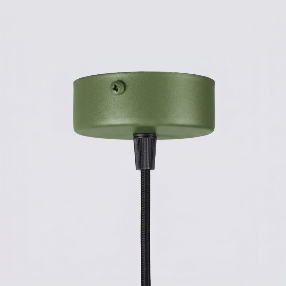 Lampa wisząca ARCHE 1 zielona oliwka
