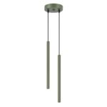 Lampa wisząca ARCHE 2P zielona oliwka