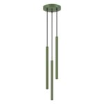 Lampa wisząca ARCHE 3P zielona oliwka