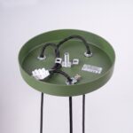 Lampa wisząca ARCHE 3P zielona oliwka