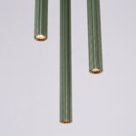 Lampa wisząca ARCHE 3P zielona oliwka