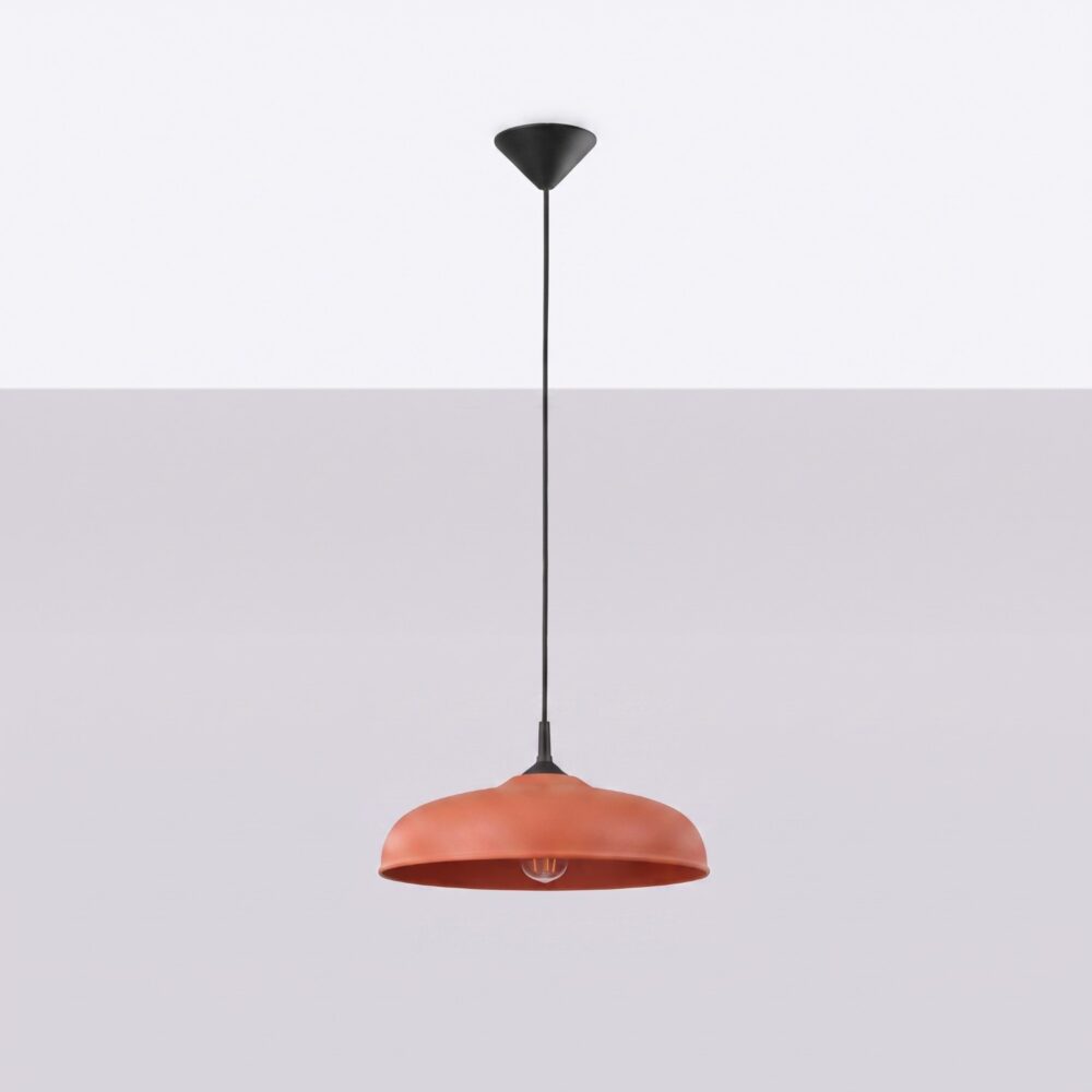 Lampa wisząca GINA ochra czerwona