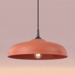 Lampa wisząca GINA ochra czerwona
