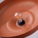Lampa wisząca GINA ochra czerwona