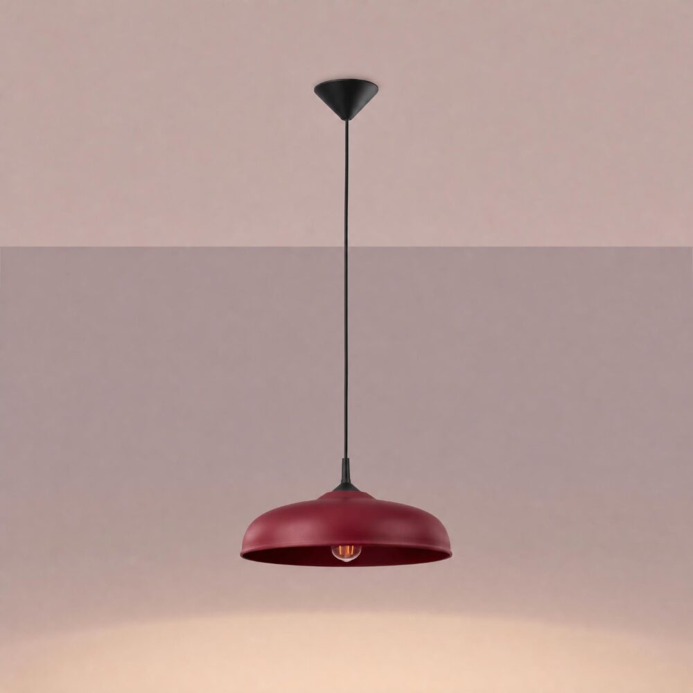 Lampa wisząca GINA burgund