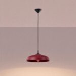 Lampa wisząca GINA burgund