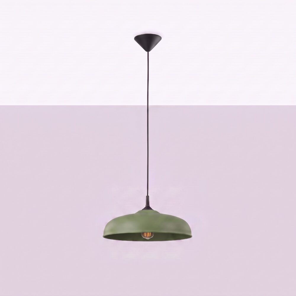Lampa wisząca GINA zielona oliwka