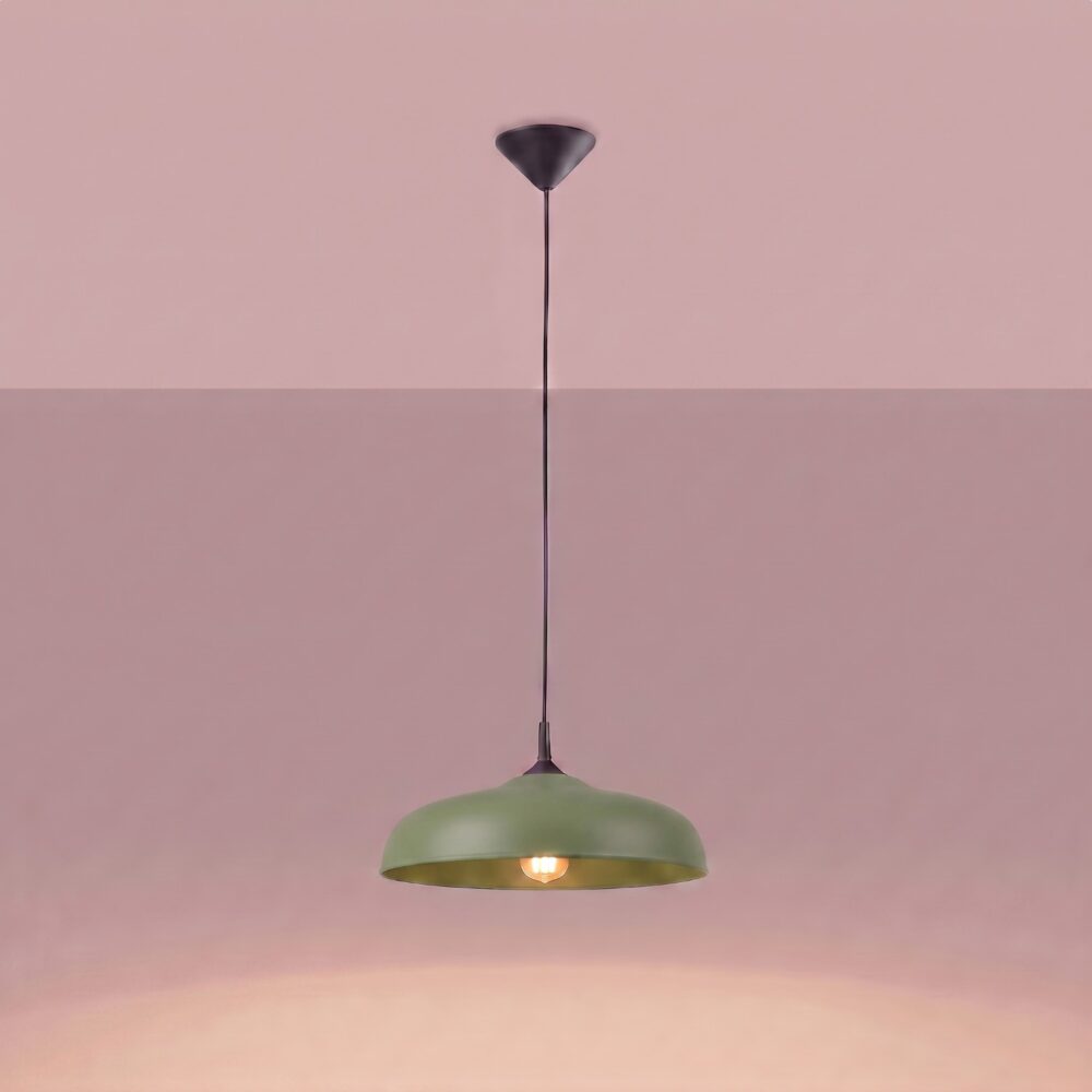 Lampa wisząca GINA zielona oliwka